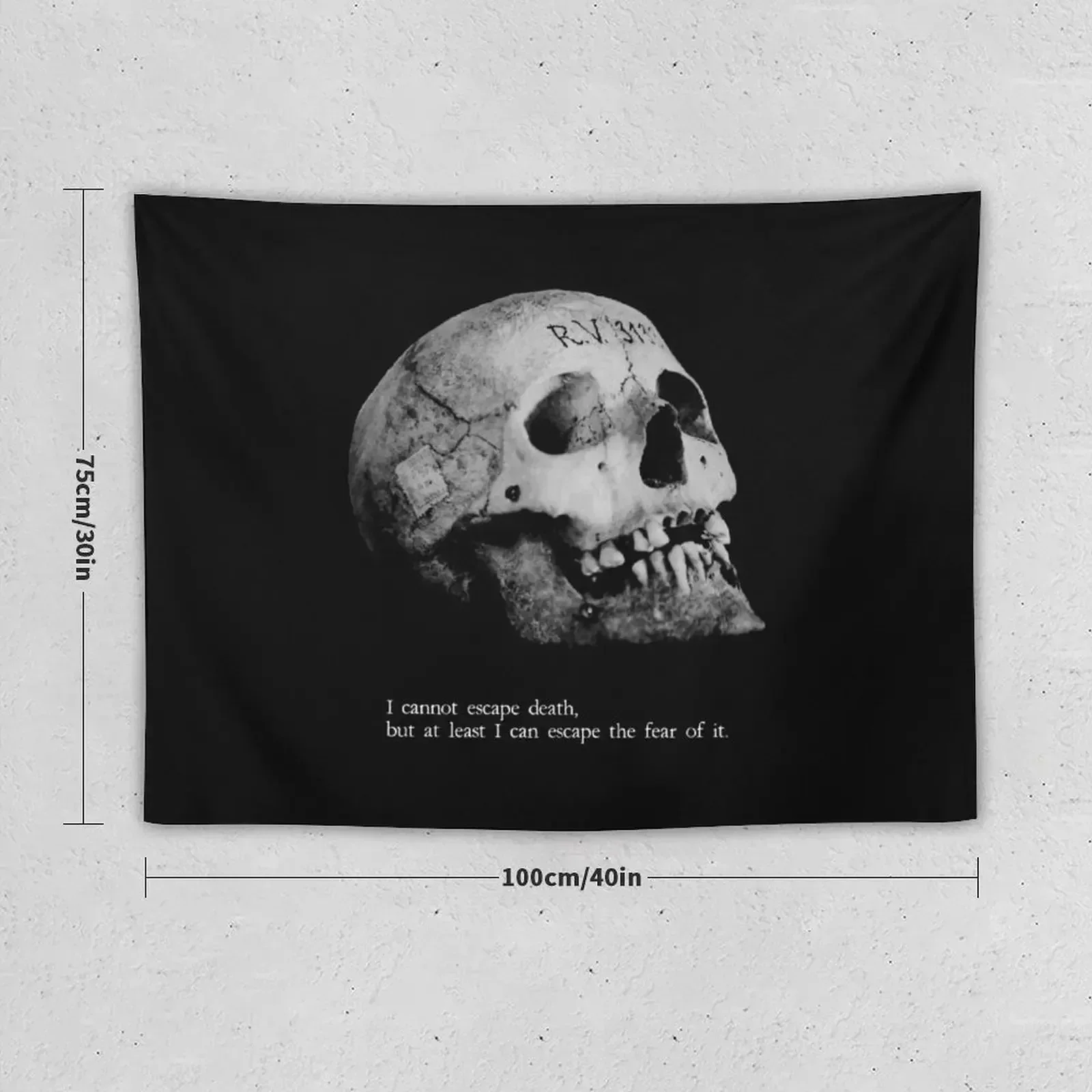 I cannot escape death. But I can escape the fear of it. Tapestry For Bedroom Wall Decor Hanging Tapestry