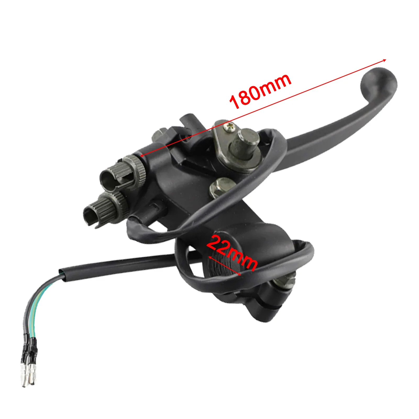 

Handle Assembly Brake Lever Metal Replacement For ATVs/Quads Handlebars 22mm Accessories Black Double Pull Front