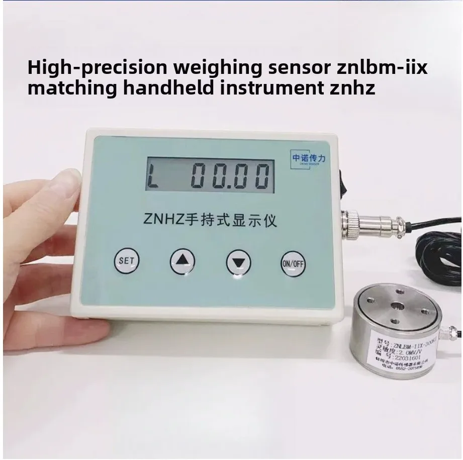 Portable Handheld Force Indicator for Load Cell, Industrial Digital Display Meter with Carrying Case  ZNHZ