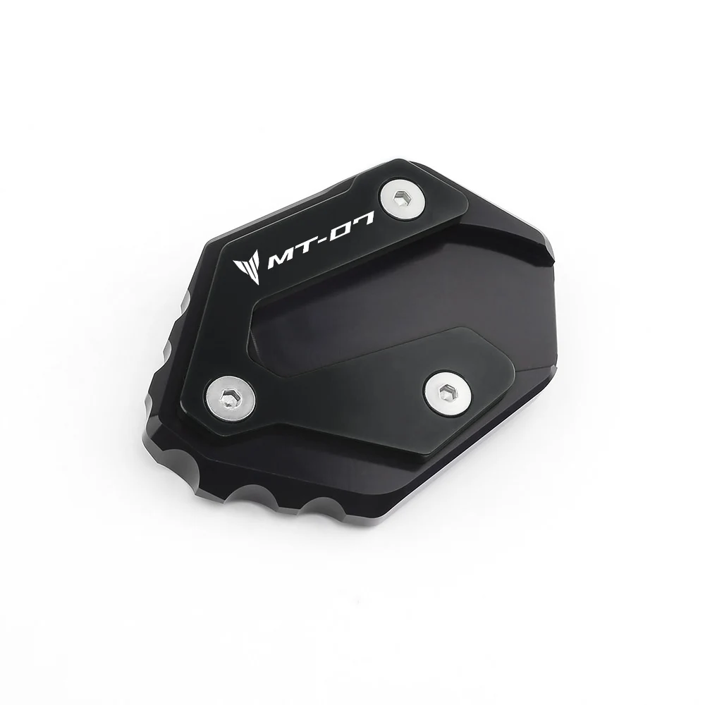 For Yamaha MT 07 Mt07 2014-2024 2025 2023 Aluminum Alloy Side Stand Enlarger Kickstand Tire Valve Cap Motorcycle Accessories