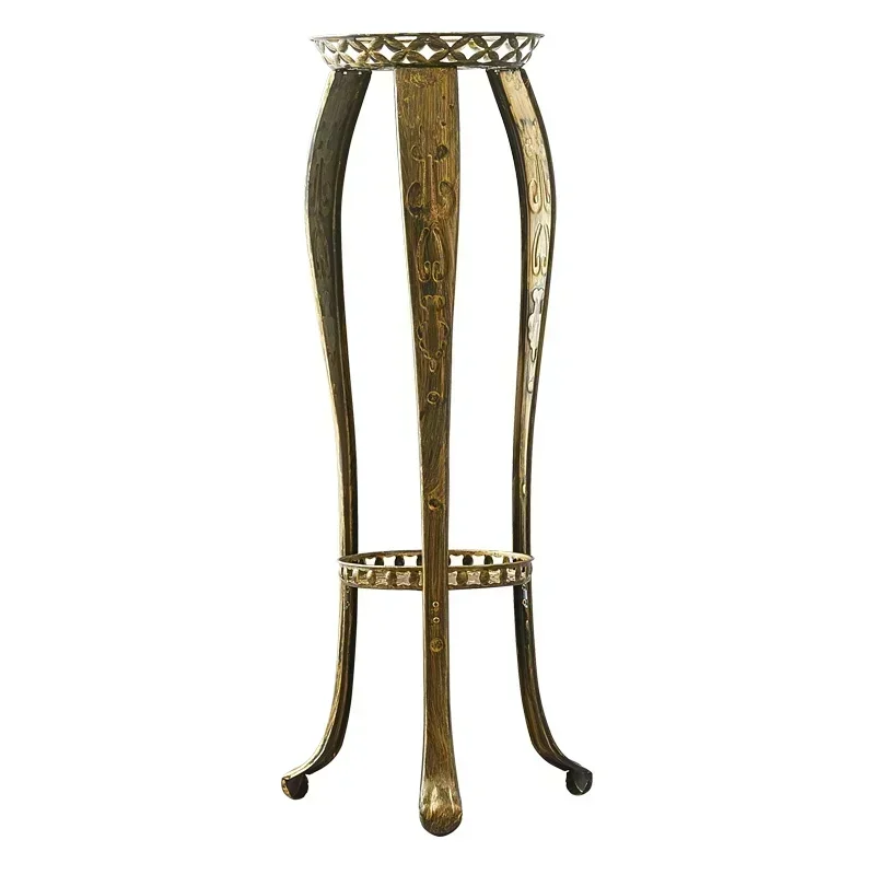 

Special Offer European Plant Stand, Iron Flower Rack, Indoor Bonsai Shelf, Green Rose Home Organizer, Office Balcony Storage