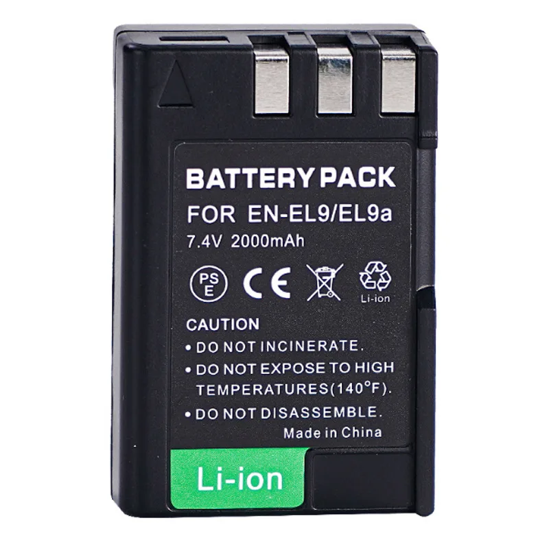 2000Mah EN-EL9 Batt…