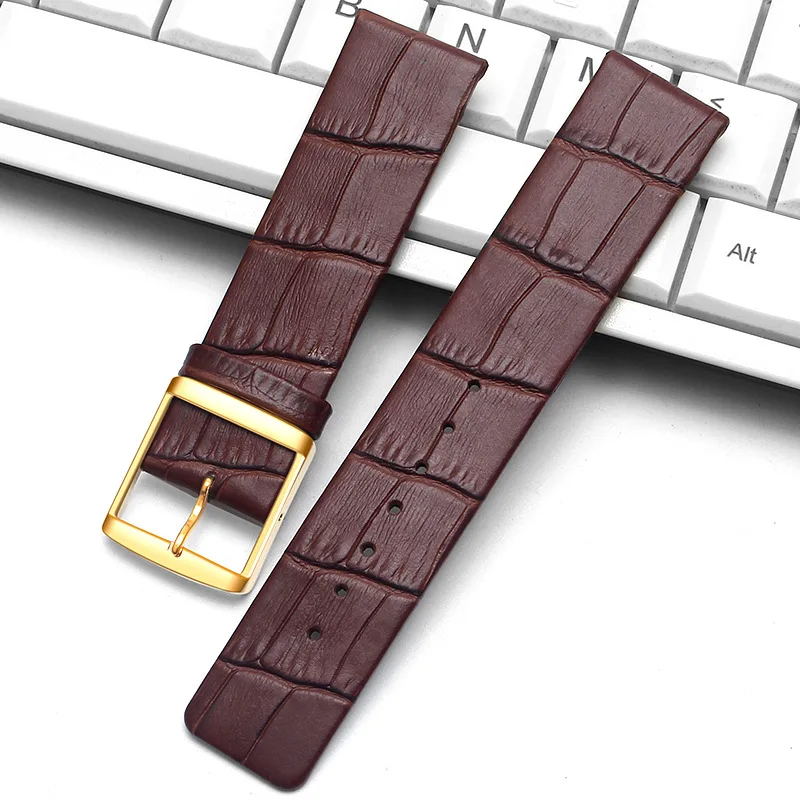 Black alligator strap leather strap K2g211 K2Y236 K2y211 K2Y231 strap 16 18 20 22mm brown ultra-thin plain strap