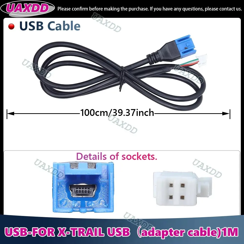 Original Car Cable USB FOR Honda City Toyota Camry Prado NISSAN X-TRAIL KX3 BAOJUN 560 VW Changan CS15 Fox Peugeot Wire Electric