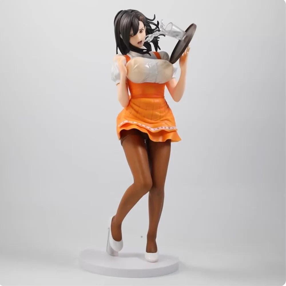 29cm jovem esposa garçonete hitomi oba não heronie dragão brinquedo não menina figura pvc jogo estátua adulto anime ação modelo boneca presentes