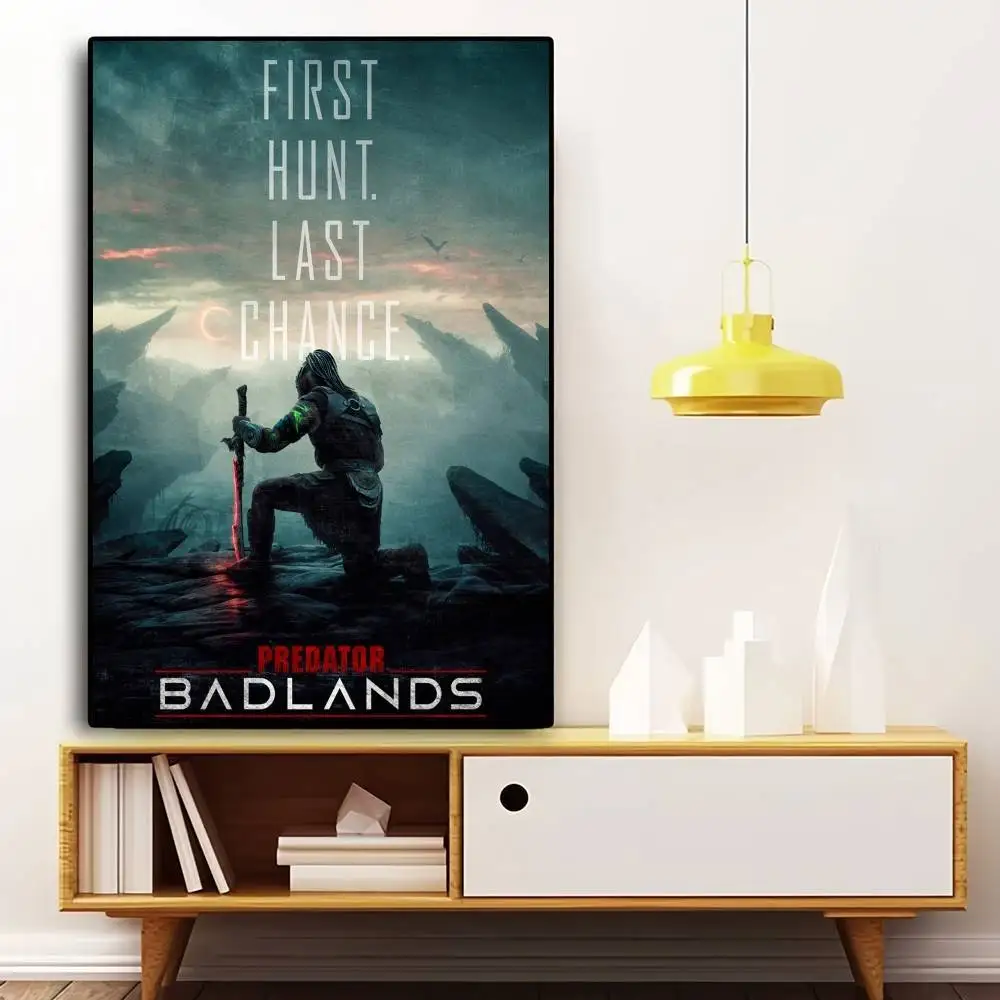 ملصق فيلم بريداتور بادلاندز عالي الجودة لغرفة المعيشة ملصقات تزيين الجدران الجمالية