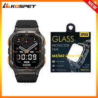 1 Set Original Tempered Glass Film For KOSPET TANK M3 TANK M3 Ultra Smartwatch Glass Protective Film Screen Protetor