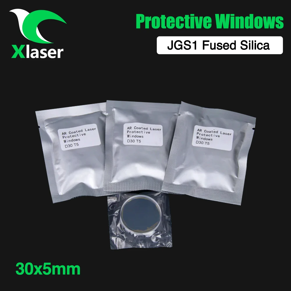 XLaser Fiber Laser Precitec WSX Protective Lens/Windows 30*5mm 1064nm For Precitec WSX HSG Ospri raytools Laser Cutting Machines