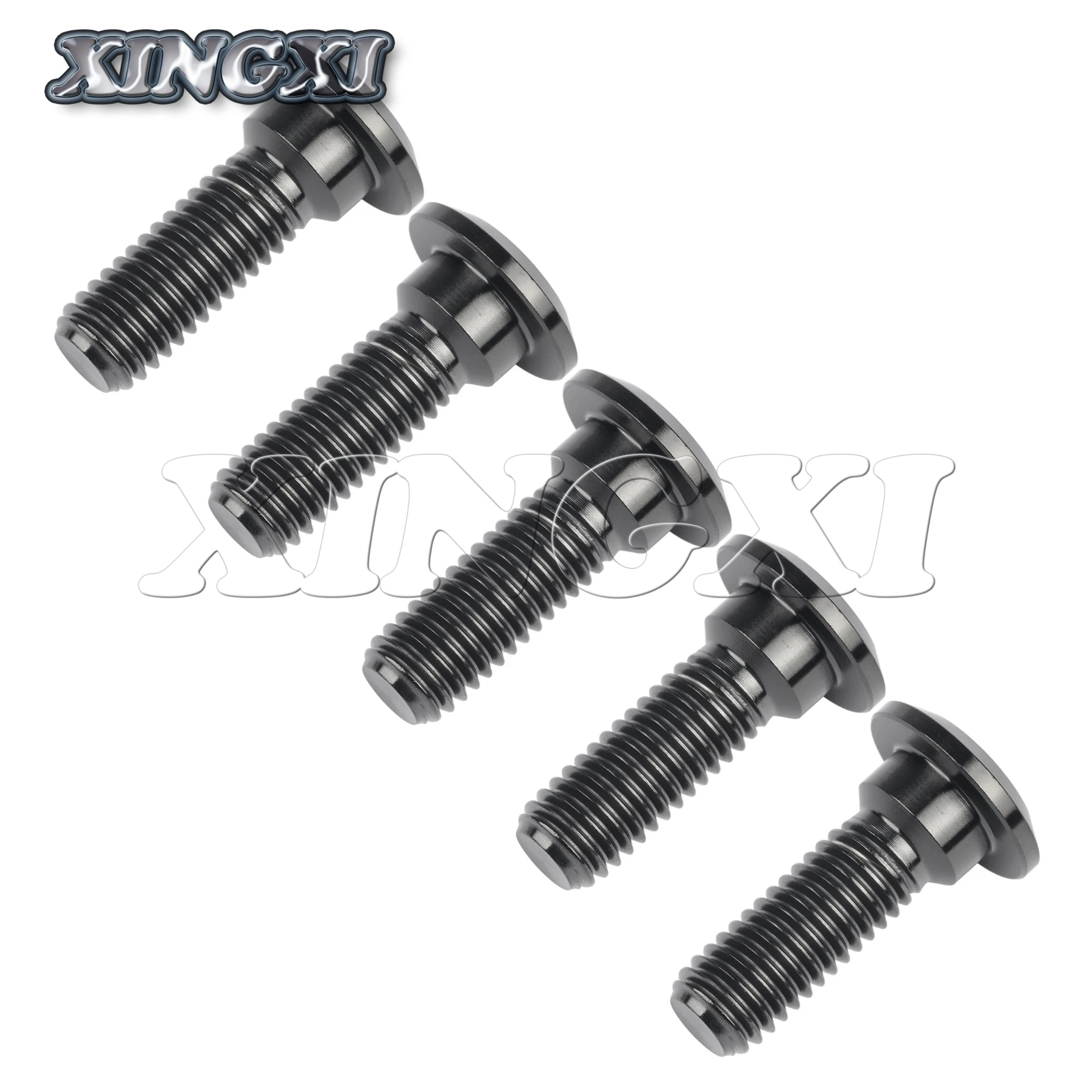 Xingxi 5Pcs Titanium Bolt M8X20 22 25 30 33 35 40mm for Motorcycle Brake Disc Screw Suzuki Parts Fastener