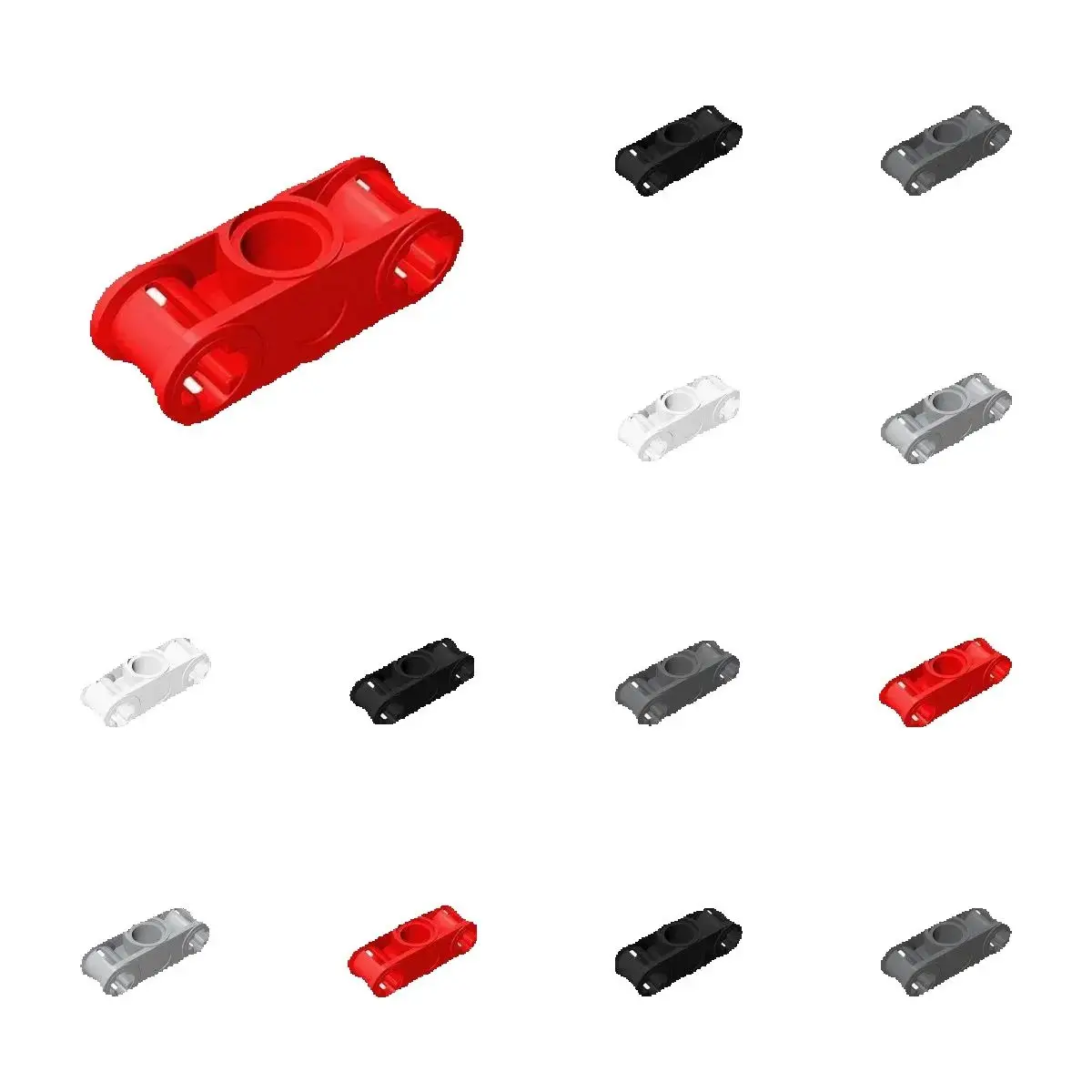 

50 шт. 32184 As En Pin Bouwstenen Kit Разъем 3 л Met Centrum Gat Bakstenen для обучения Speelgoed Kinderen Verjaardagscadeaus