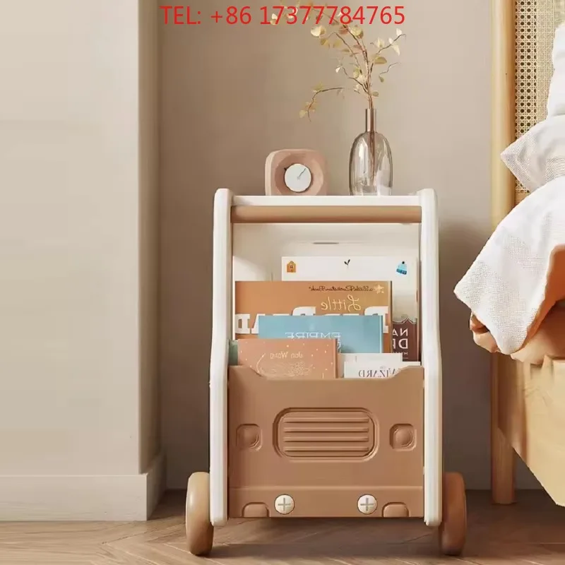 Kids Multi Tier Bookcase Toy Storage Children Baby Book Shelf Children Room Library Book Storage Furniture Home Living Room