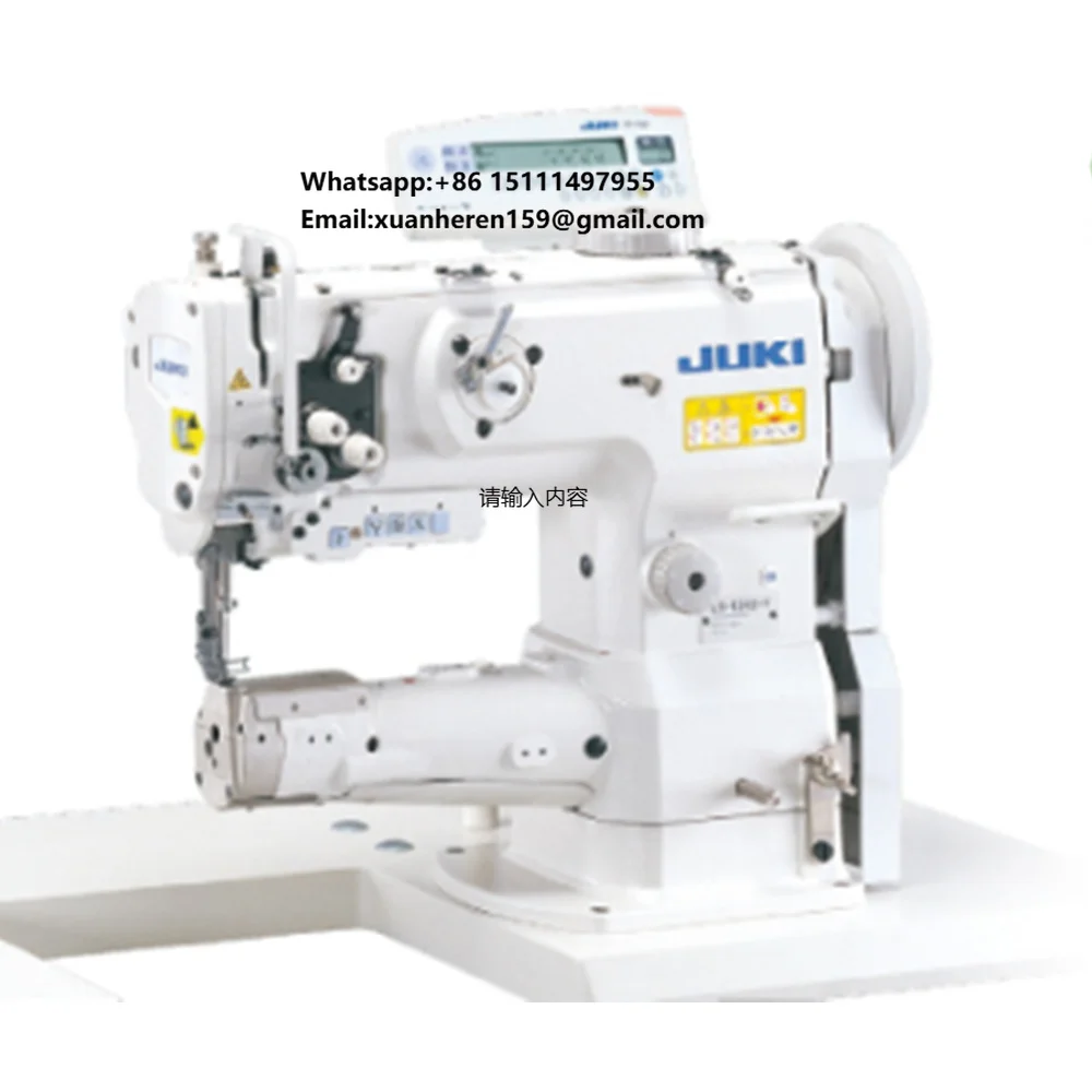 Jukis LS-1341 Cylinder Bed 1 Needle Unison Feed Lockstitch Machine with Vertical-axis Fold Capacity Hook
