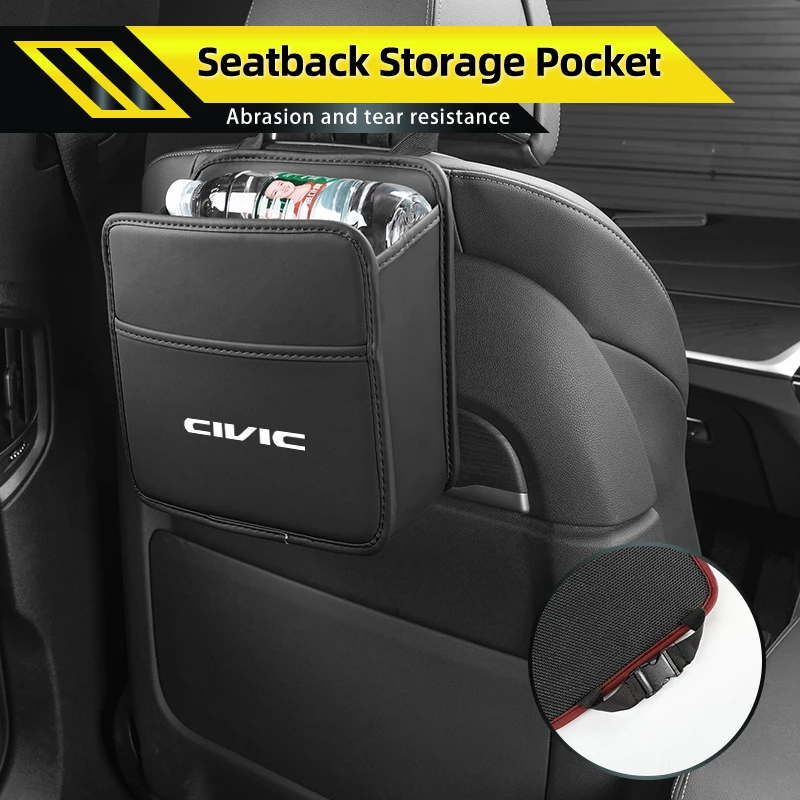New Car Hanging Bag eat Back Storage Organizer Pocket Accessories For Honda Civic Accord CRV HRV Pilot Fit Odyssey Legend