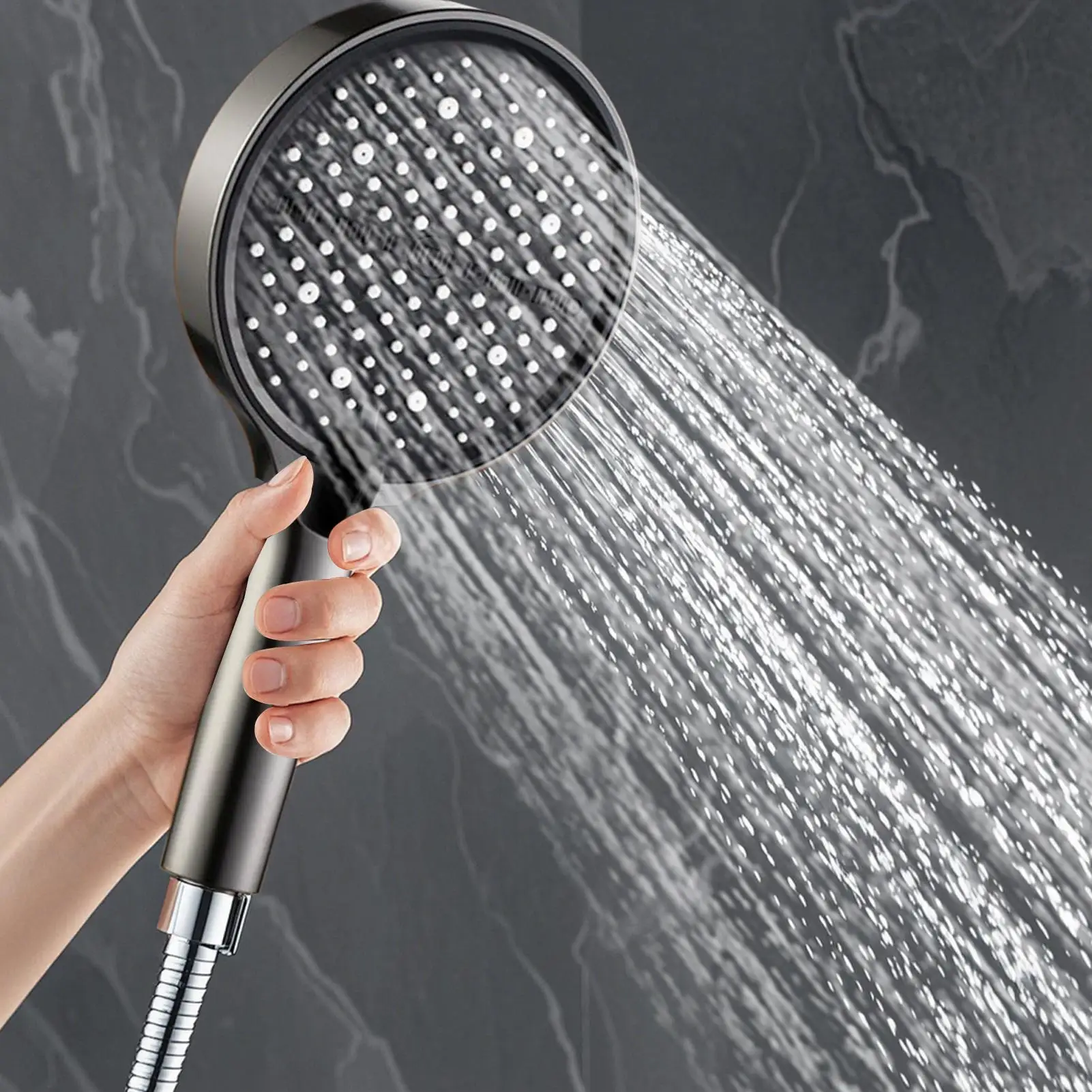 

Душевые насадки высокого давления, 7-режимная ручная насадка для душа высокого давления, устойчивые к ржавчине запасные части для настенной жесткой воды на каждый день