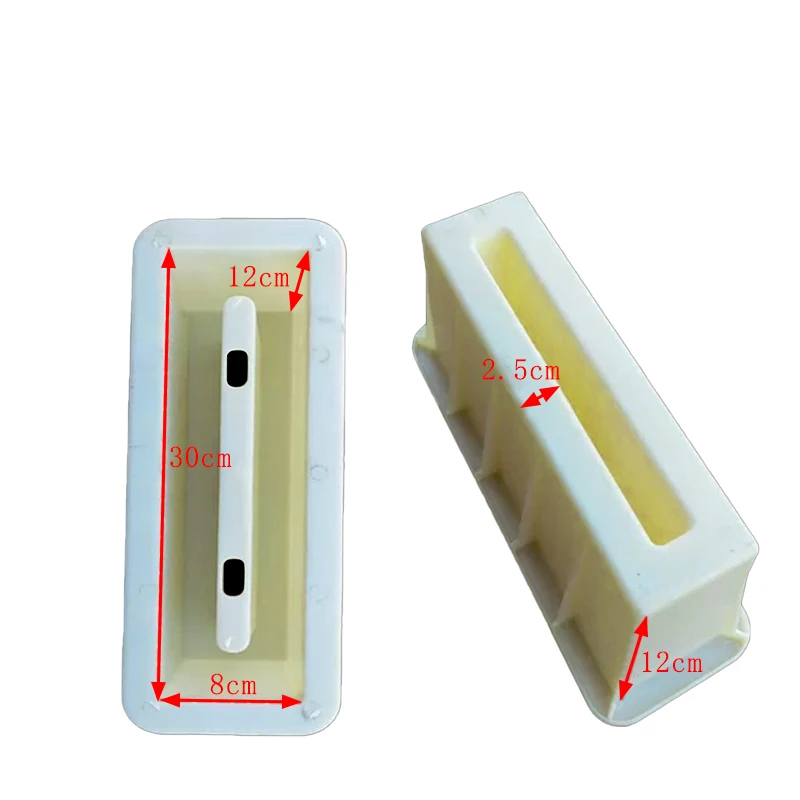 Molde de plástico de cemento de ladrillo hueco de partición, ladrillo de pared de fondo de 30*8*12Cm, ladrillo poroso, comercial, jardín doméstico de ocio