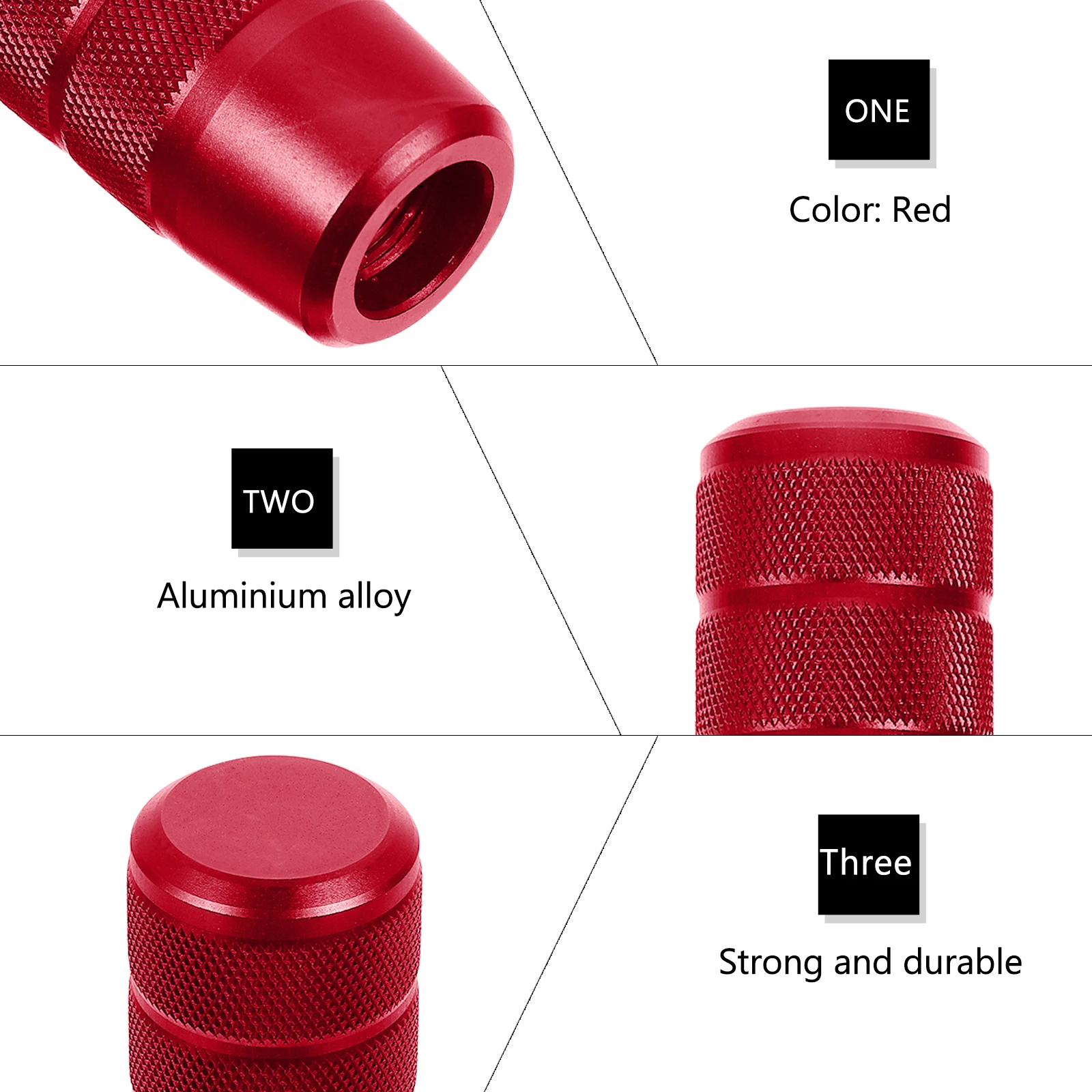 

Aluminum Alloy Gear Head Car Shift Knob Durable Long Lasting Simple Structure Easy Install Oxidation Process Strong Durability