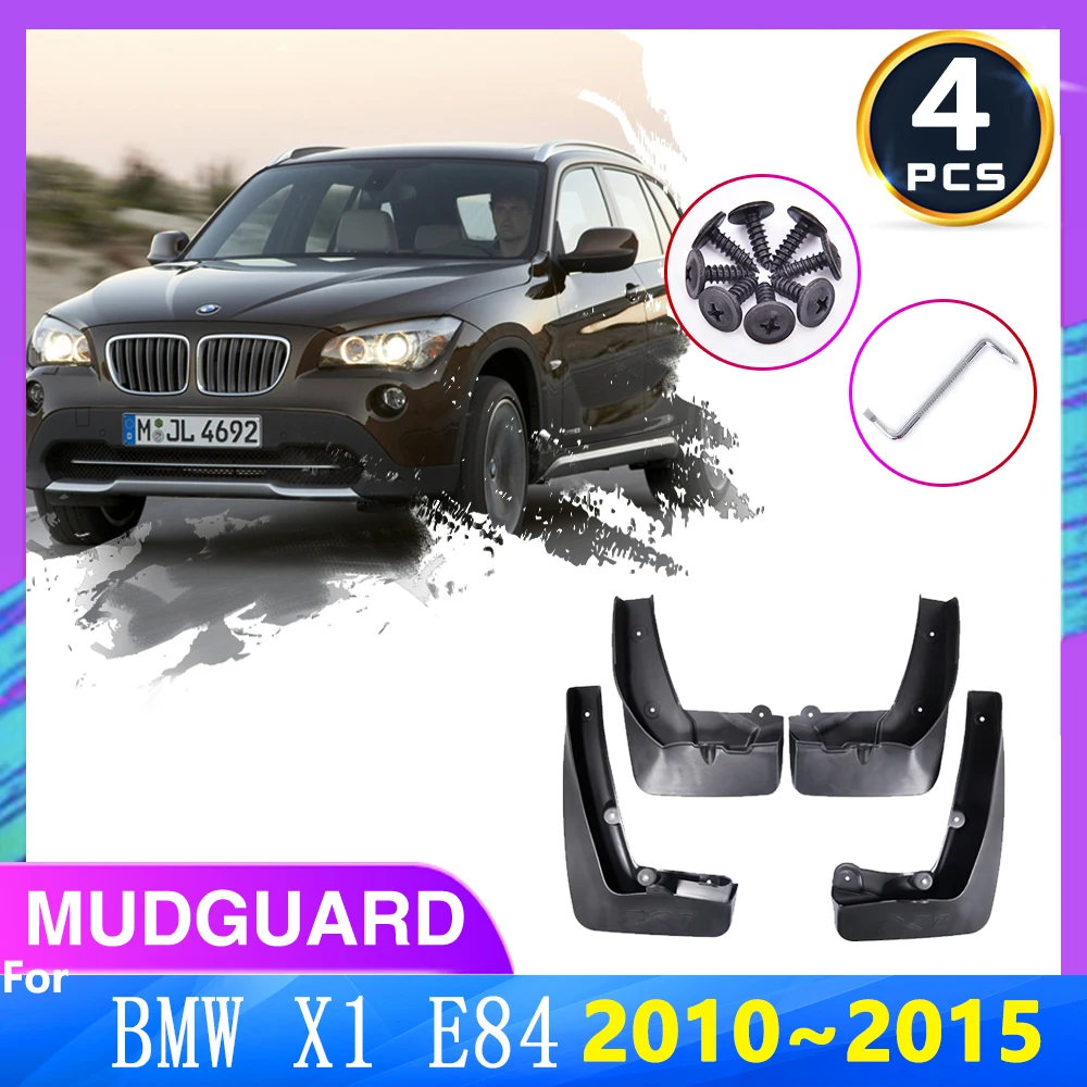 

Для BMW X1 E84 2010 2011 2012 2013 2014 2015 Брызговики 4 шт. Передние и задние брызговики Брызговики Fender Автомобильные аксессуары