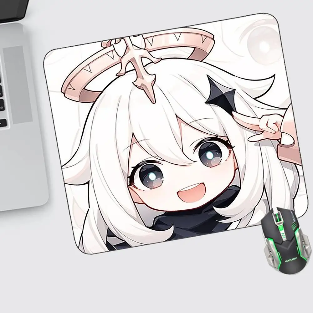 

Genshin Impact Mouse Pad Small Gaming Accessories Keyboard Computer Offices Desk Mat Pc Gamer Non-slip Rubber Mousepad