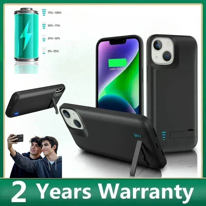 Travel Fashion 10000mAh Power Case for IPhone 17 Air 16 Plus 15 14 Pro Max Battery Charger Case Bank For IPhone 17 Pro Max Phone