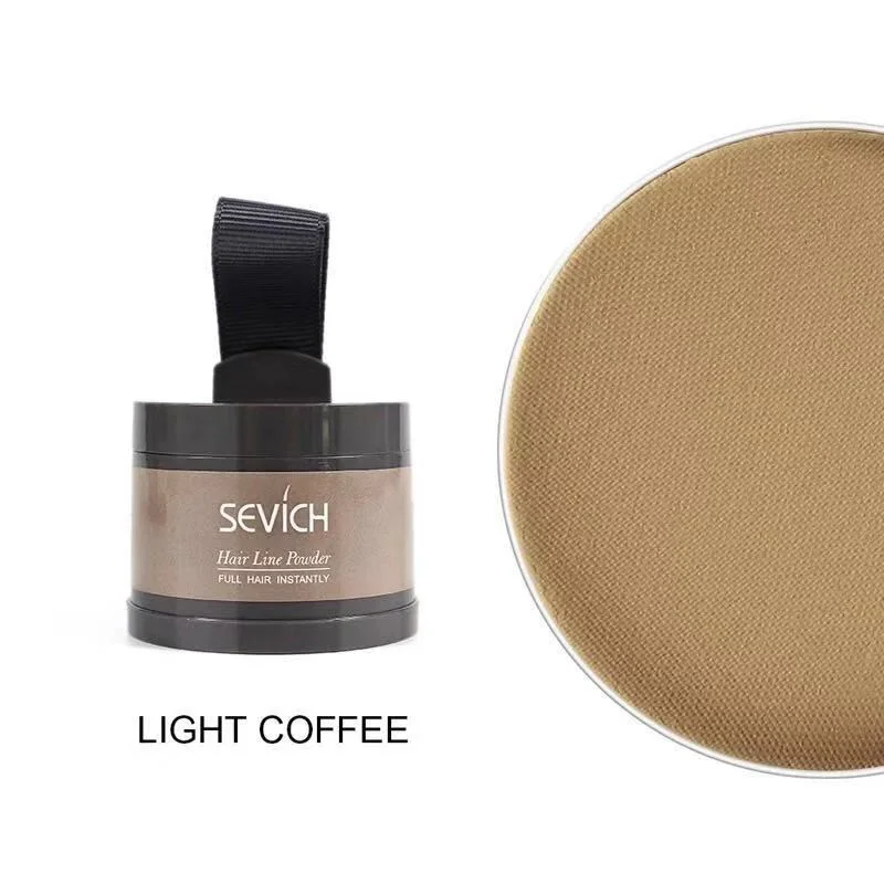 SEVICH 13 Colors Hairline Shadow Powder Hair Filling Repair Concealer Forehead Trimming Bald Coverage Hair Fluffy Makeup Tool