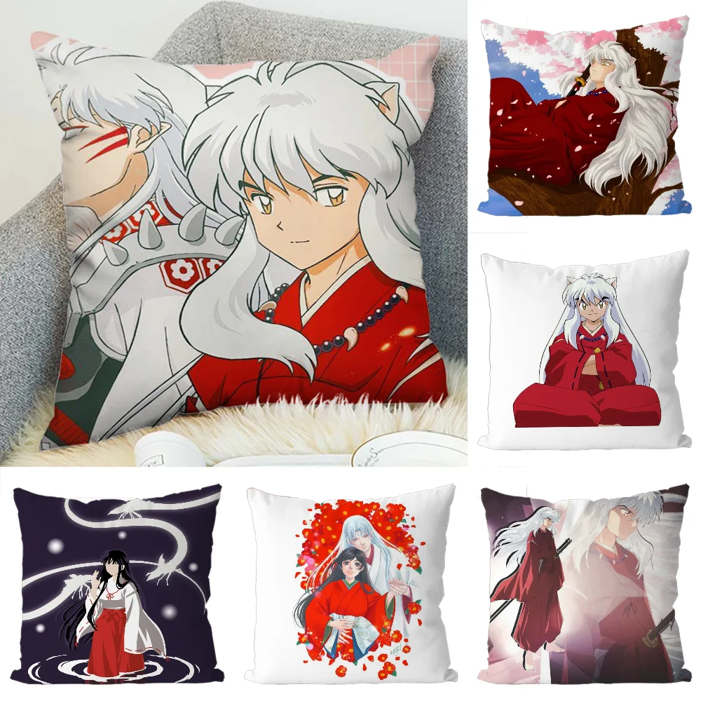 

Наволочки Inuyasha Чехлы для подушек 45x45 Декоративная наволочка для подушек Наволочка Декор 40x40 Чехлы для подушек для кровати Пледы