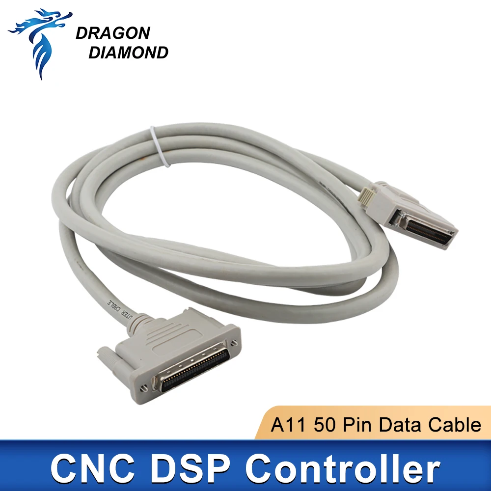 Original RichAuto DSP 0501 A11 Controller Connect Cable 50Pin Cable 2.5M 4M Terminal Board For CNC Engraving Controller Parts