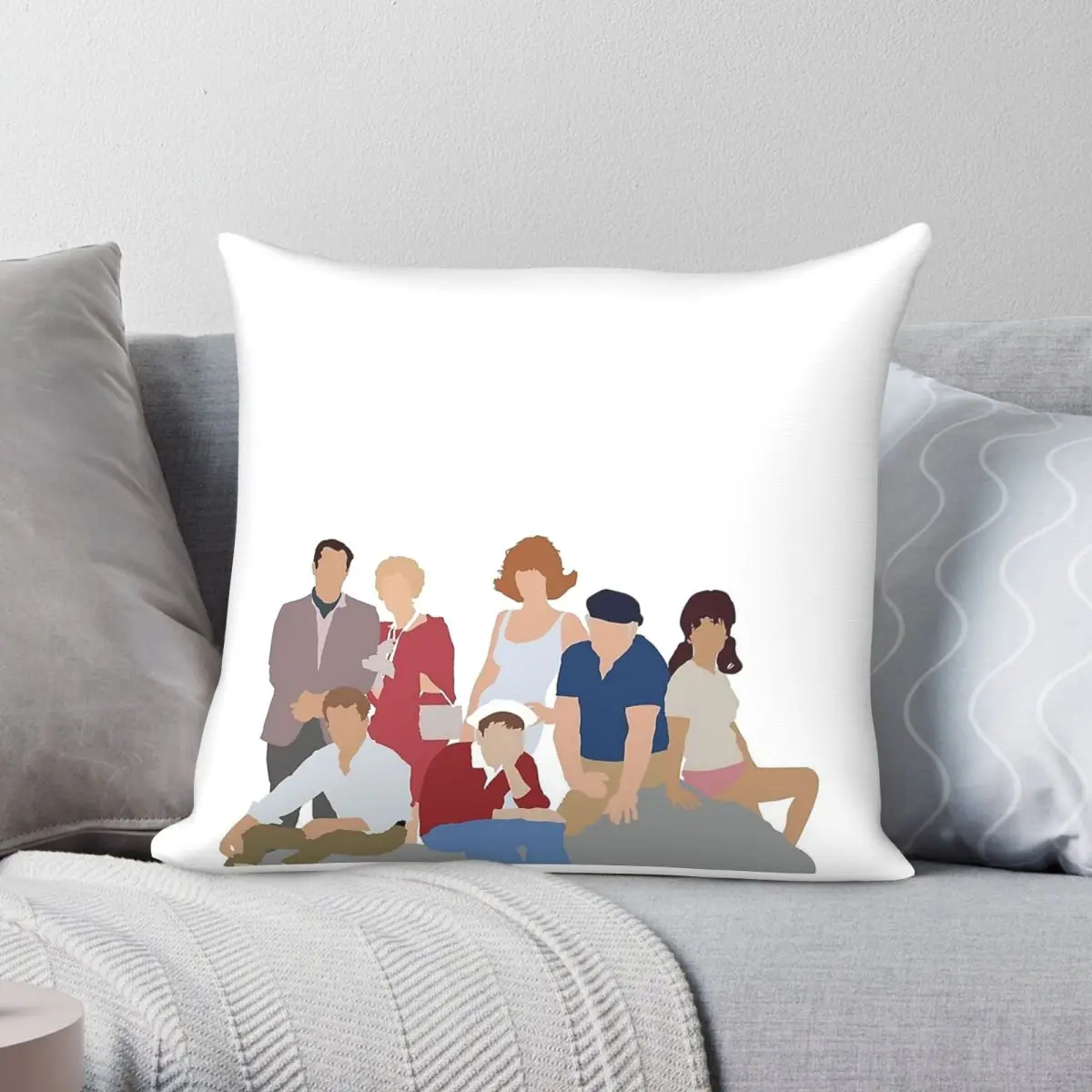 Gilligan's Island Tv Square Pillowcase Polyester Linen Velvet Creative Zip Decor Throw Pillow Case Room Cushion Case