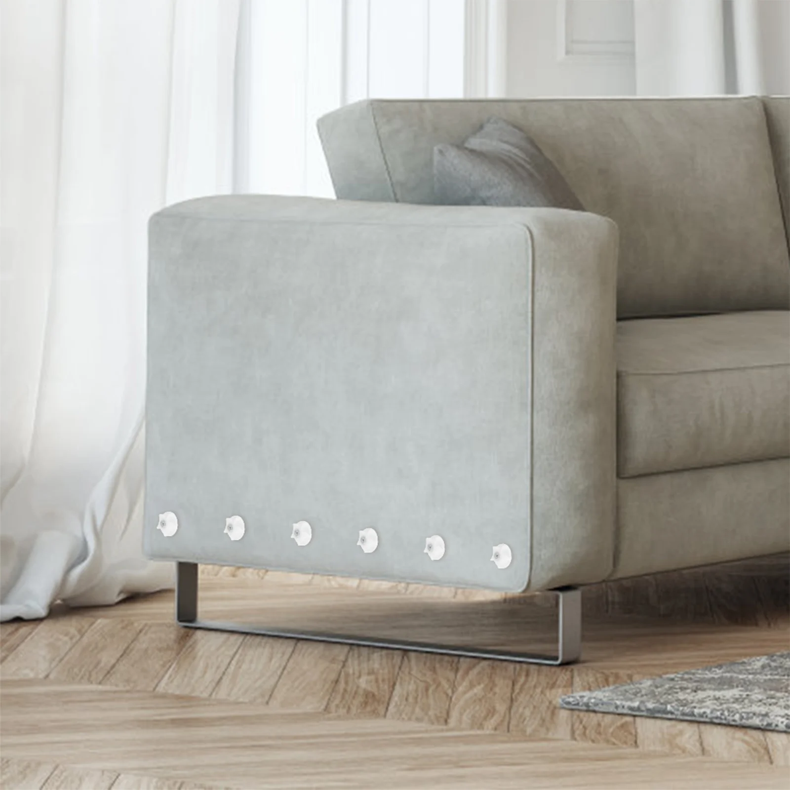 

6Pcs Bed Headboard Fixings M8 Screws Heavy Duty Bolts with Washers Strong Hold for Sofa and Bed Frame Installation