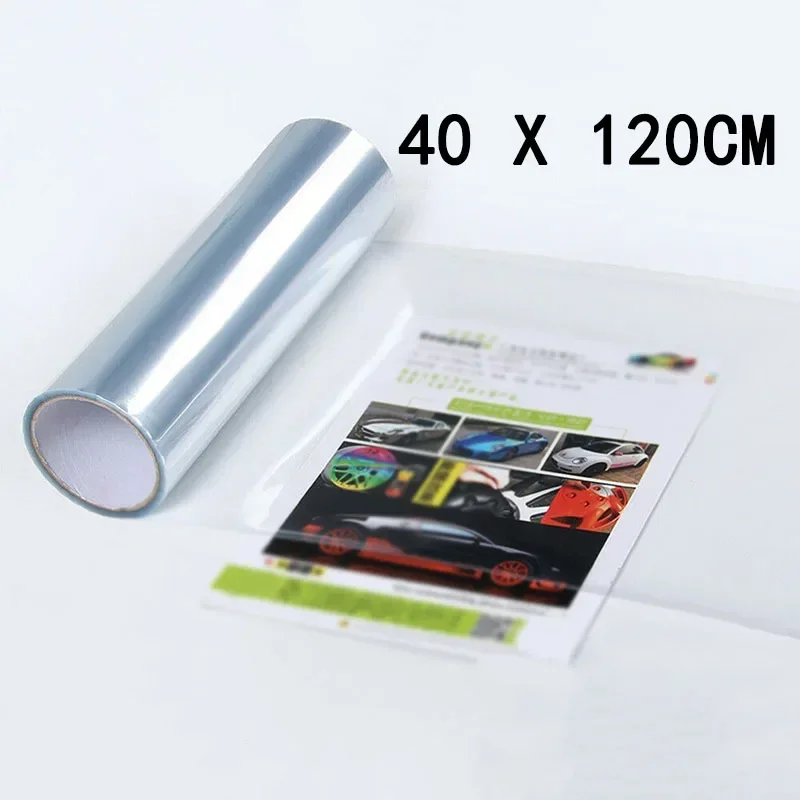 1 Roll Car Headlight Protective Film Car Vinyl Transparent Light Protector Film Bumpe Protection Headlight Color Changing Cover