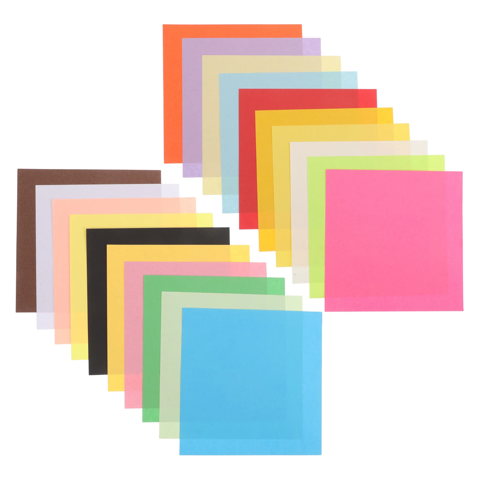 

200Pcs Square Origami Paper Double Side Colored Folding Sheets 5.89 Inch for Beginners Classroom Projects Crafts