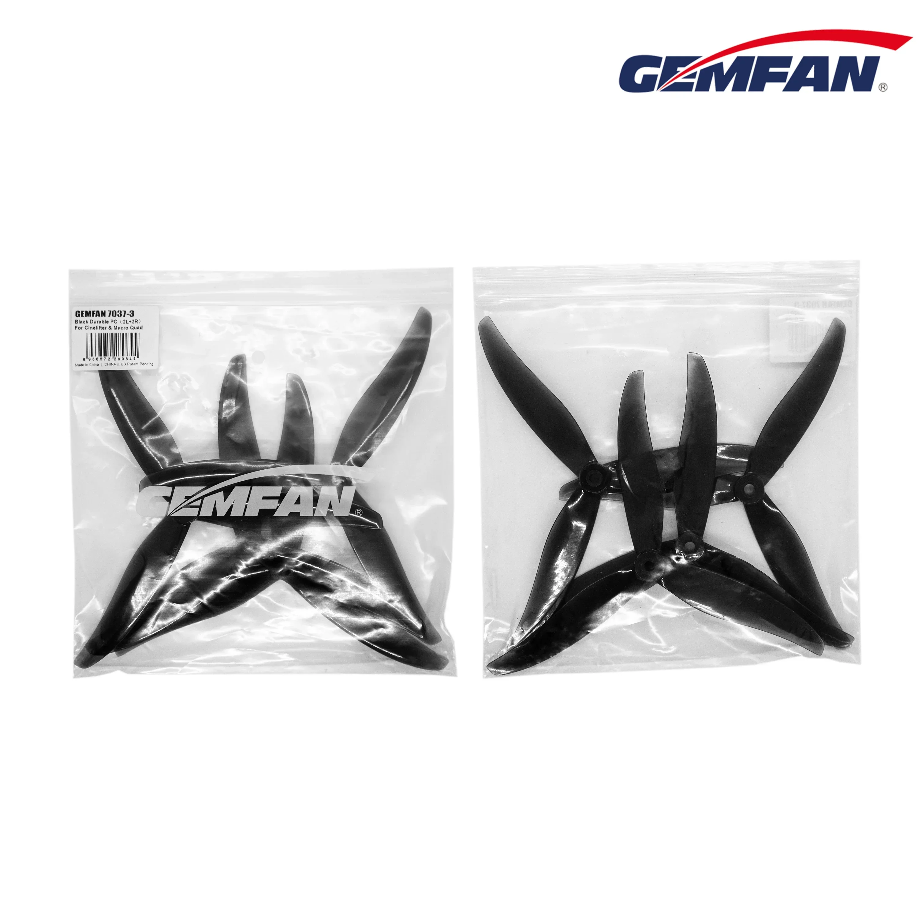 

6 пар (6CW + 6CCW) Gemfan Cinelifter 7037 7X3,7X3 3-лопастной пропеллер для FPV 7 дюймов Cinelifter MacroQuad