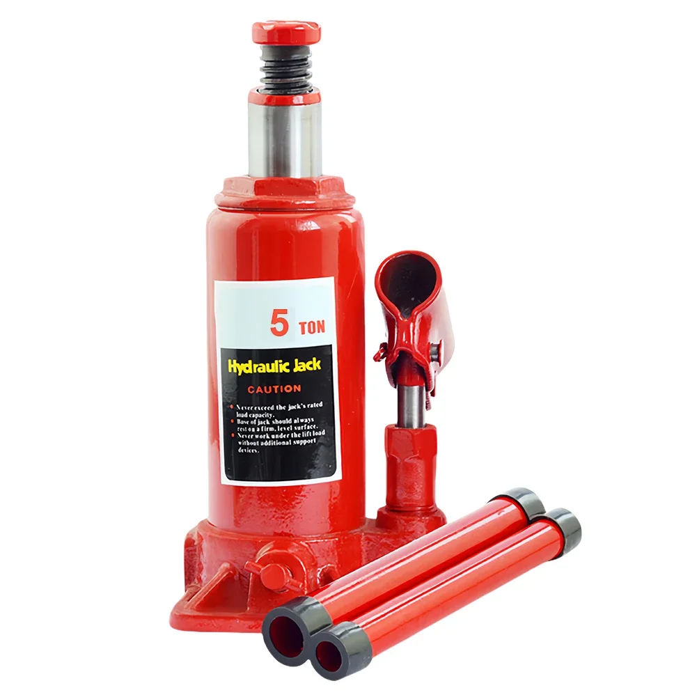 2/5/10 Ton Welded Hydraulic Car Bottle Jack Jack Pad Car Lift Stand Welded Bottle Jack for Auto Repairing