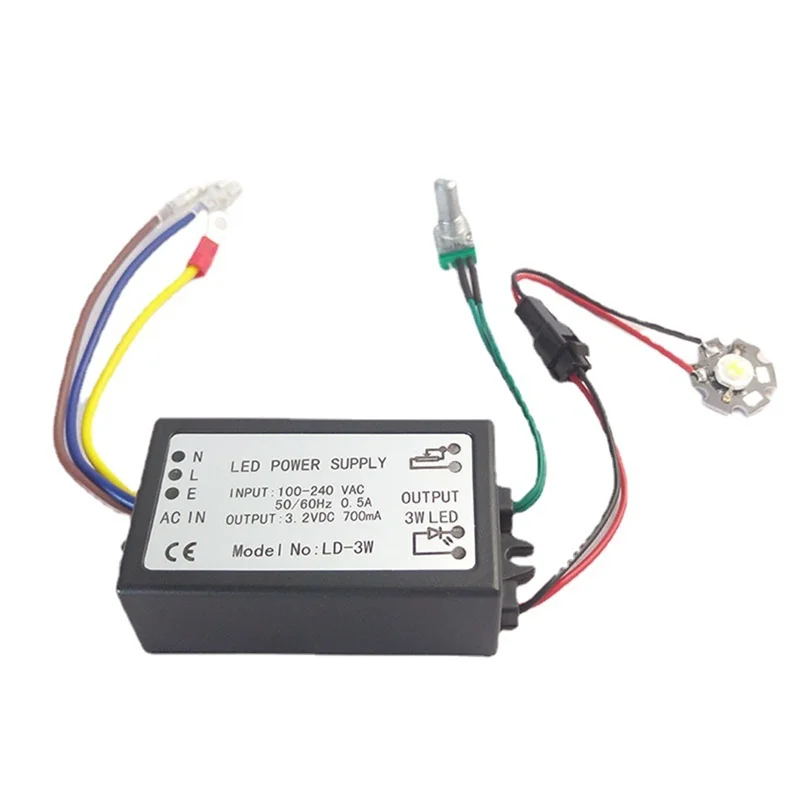 AT93-مصابيح مصدر الطاقة للمجهر المدمج في LED يعتم مصدر الطاقة لأدوات قياس الاختبار