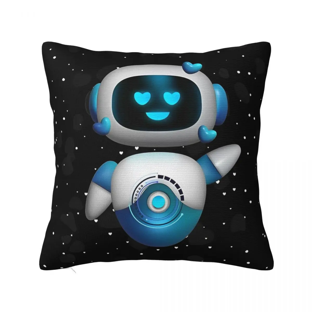 Love Robot Astrobot Pillowcase Printing Polyester Cushion Cover Gift Astro Bot Pillow Case Cover Home Wholesale 40*40cm