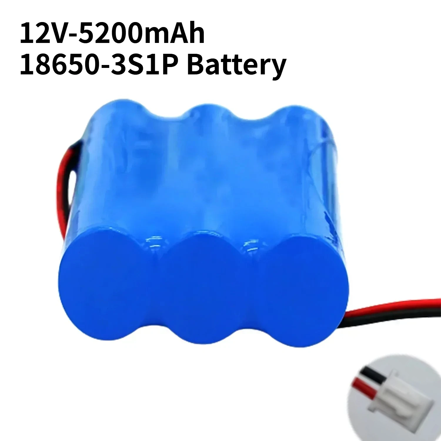 

3S1P 18650 Li-ion Battery Packs 12V 11.1V Lithium Rechargeable Battery for CCTV Camera Backup Power Supply Ups Sweeper LED Light