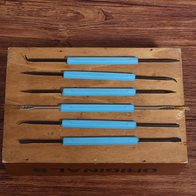 6-pack desoldeergereedschappen, PCB-reparatie en reiniging, apparatuur voor soldeerhulp