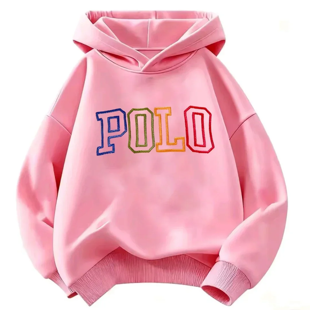 Herbst/Winter Kinder-Streetwear Kapuzenpullover, Retro-Regenbogenmuster Kapuzenpullover Langarm-Sweatshirts – Detail 7