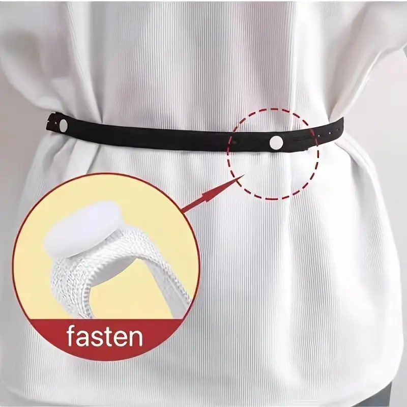 Adjustable Elastic Shirt Stay Belt T Shirt Waist Tuck Tool Clothing Hem Fixing Non Slip Wrinkle Proof Shirt Holder Straps