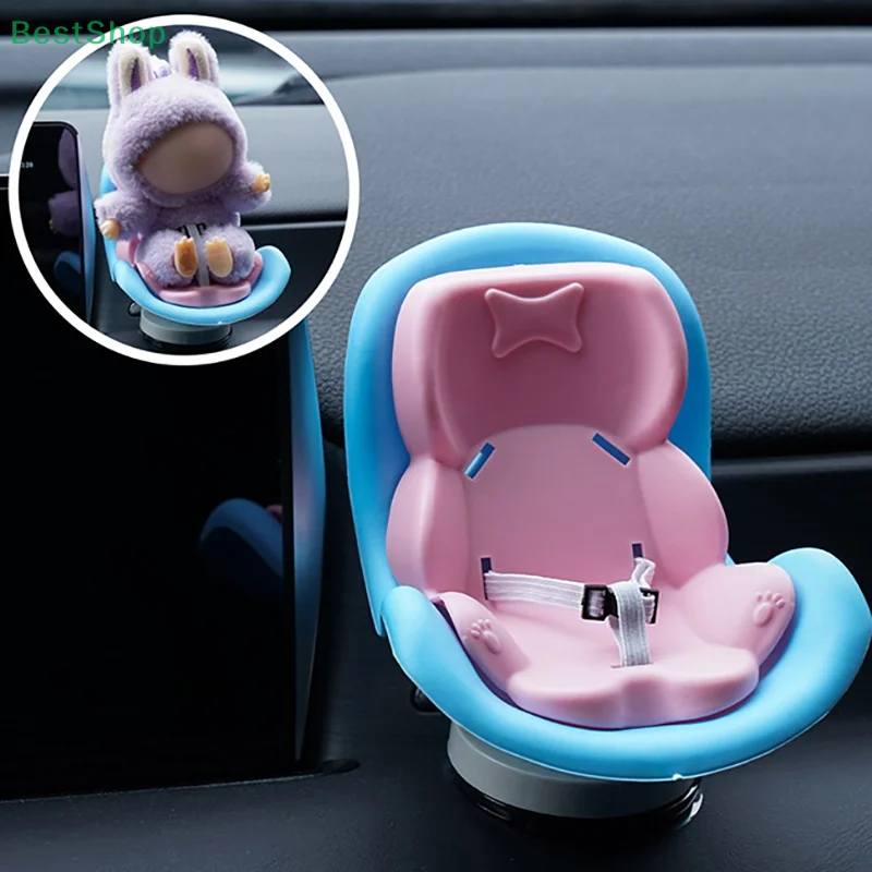 

〔★★★〕For Labubu 17cm Car Doll Safety Seat Car Seat Outlet Decor Car Ornament Car Holder