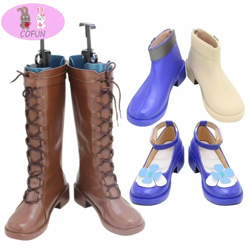 Uma musume Pretty Derby Nice Nature Akikawa Yayoi Super Creek Cosplay zapatos botas Halloween Navidad zapatos