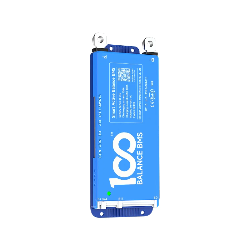 100BALANCE100A BMS 8-24s smart bms BT 1A Active Balance rs485 BMS 4S~8S 8-17s 12v 24v 48v 80A 60A 40A jk Lifepo4 Li-ion Battery