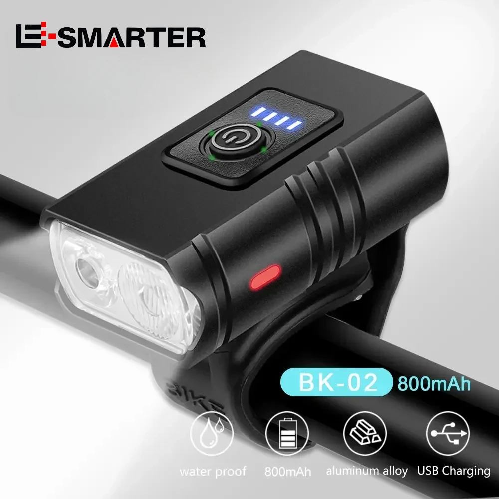 AliExpress ESMARTER BK02 Bike Light T6 LED USB Rechargeable Bicycle Lights 6 Modes MTB Flashlight Bicycle Headlight for Cycling Bicycle Front Lamp