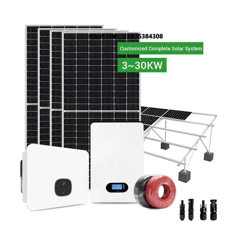 

Complete 10kw Solar Power System 5kw 15kw 20kw 30kw Hybrid on Grid Solar Energy Panels System for Home