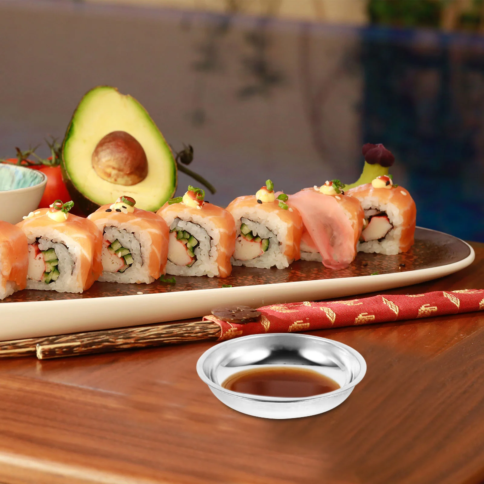 

10Pcs Stainless Steel Round Plates 8cm Heat Resistant Mini Bowls for Dipping Sauces Appetizers Stainless Steel Saucer