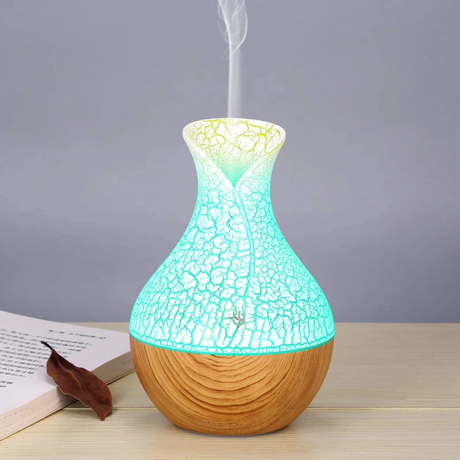 NEW Quiet Ultimate Home Comfort - Heavy Duty Mechanical Ultrasonic Air Humidifier with Color Changing Light, Single Nozzle Cold 