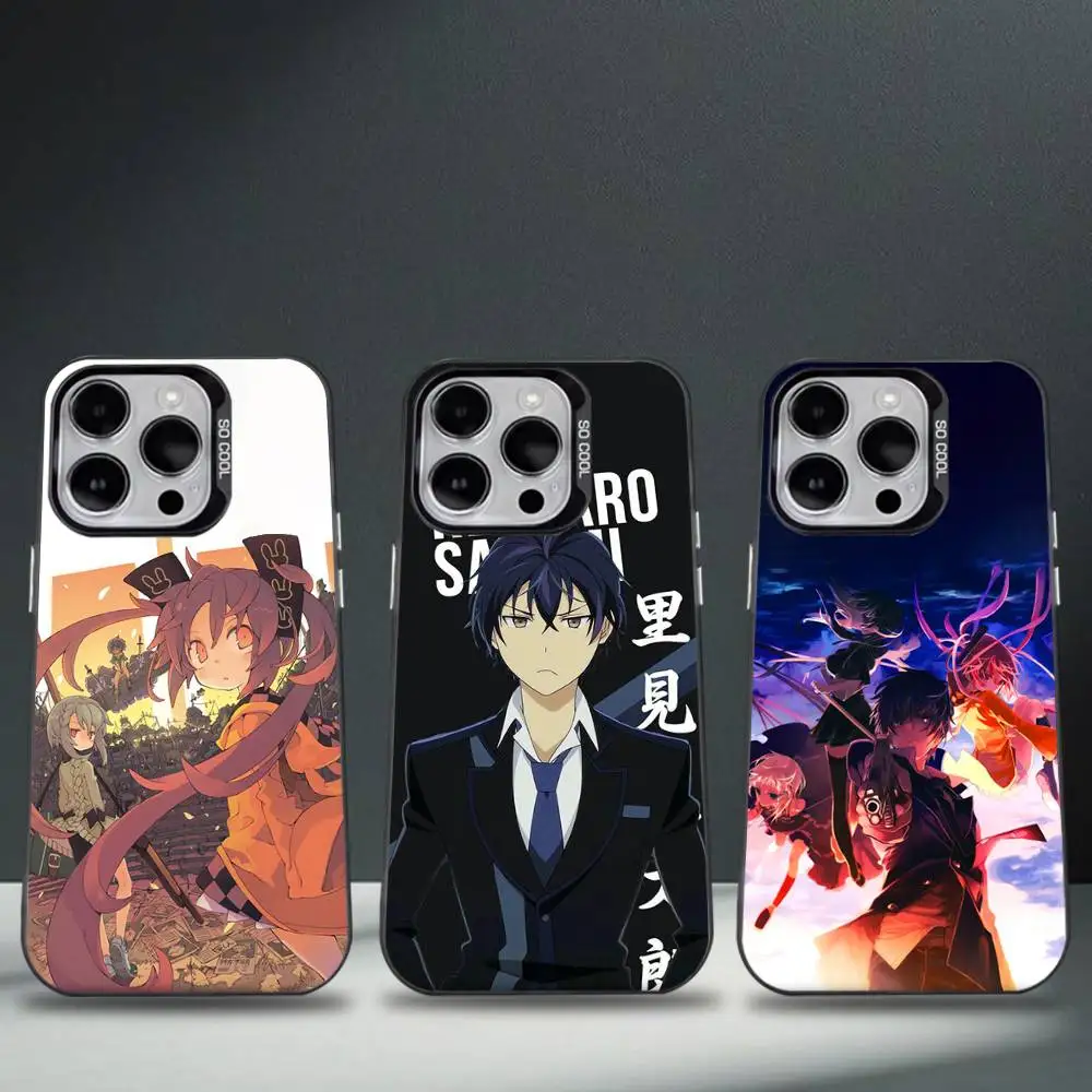 

BLACK BULLET Phone Case For iPhone 16,15,14,13,12,11,8,7,Pro,Max,Plus,Mini,XS,SE Anti Fall Black Matte Hard