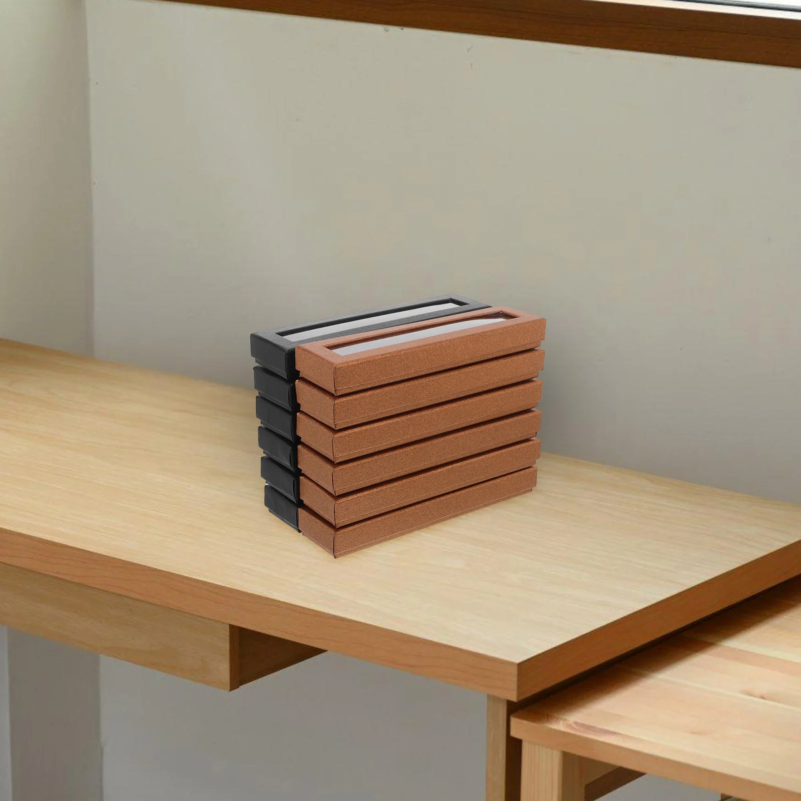 

12 PCS Paper Pen Box Case Gift Pencil Cardboard Fountain Holder Present Packaging Boxes for Men Display Organizer