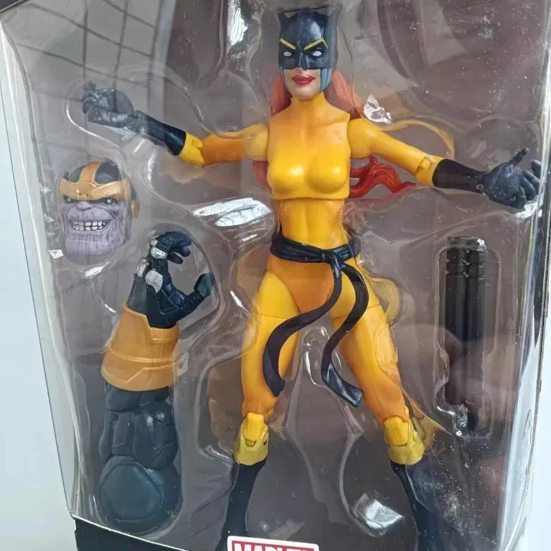 【In Stock】Original Hasbro Marvel Legends INFINITY Series BUILDAFIGURE THANOS Catwoman Anime Figure Toy Model - view 3