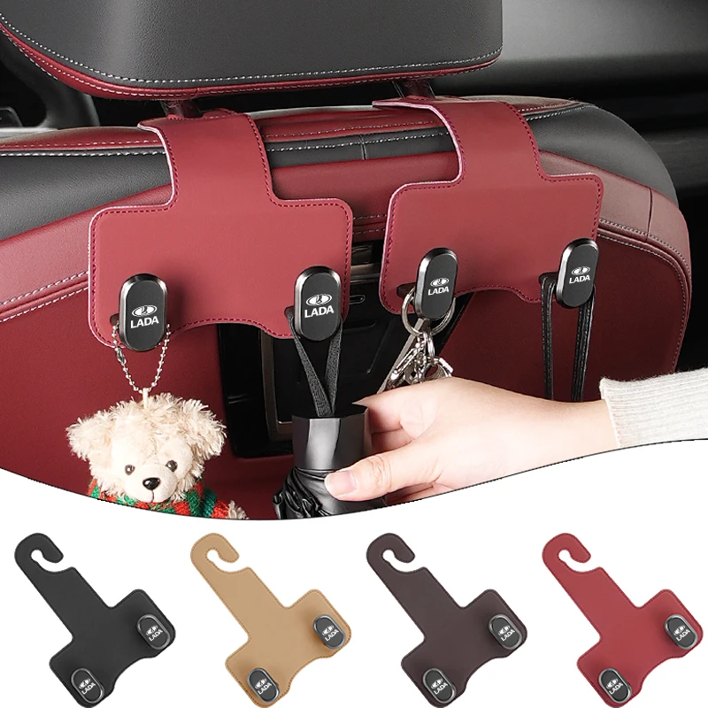 Car Seat Headrest Hook Auto Rearseat Hanger Accessories For Lada 2110 2114 Largus 2112 110 2105 2107 2106 Vesta Niva Samara