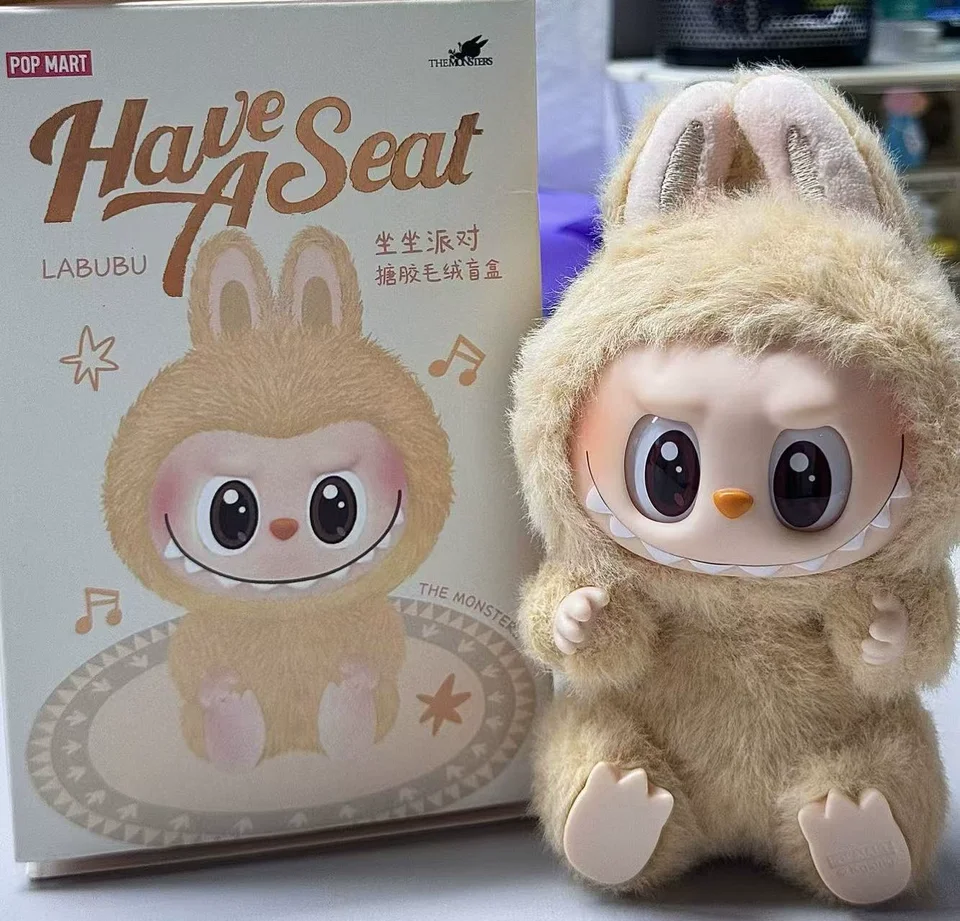 

POP MART Labubu The Monsters Have a Seat слепая коробка официальный набор сидячих кукол ПВХ коллекция фигурок подарок